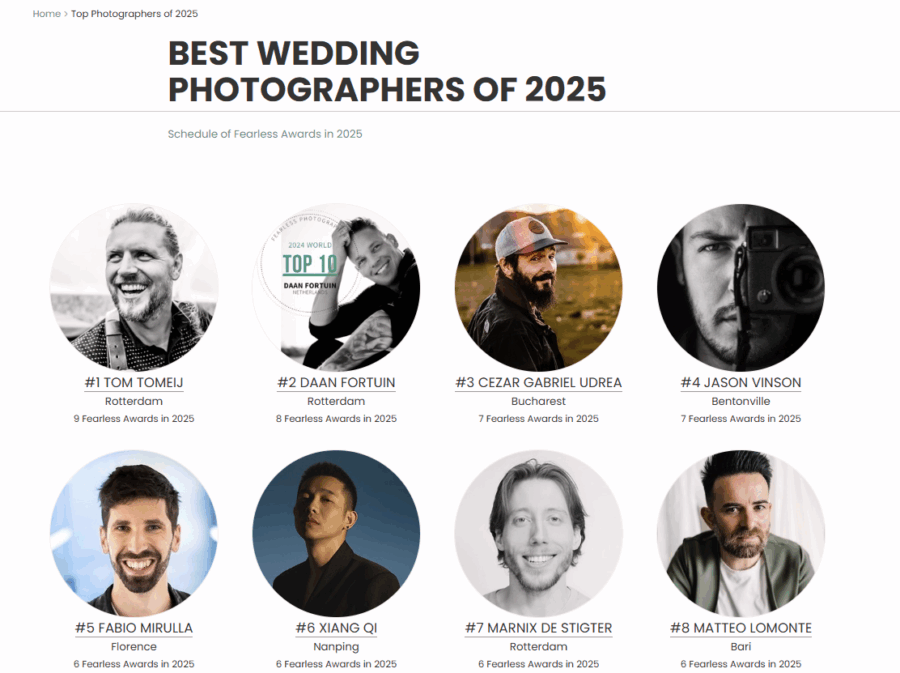 Best Wedding photographer of the world